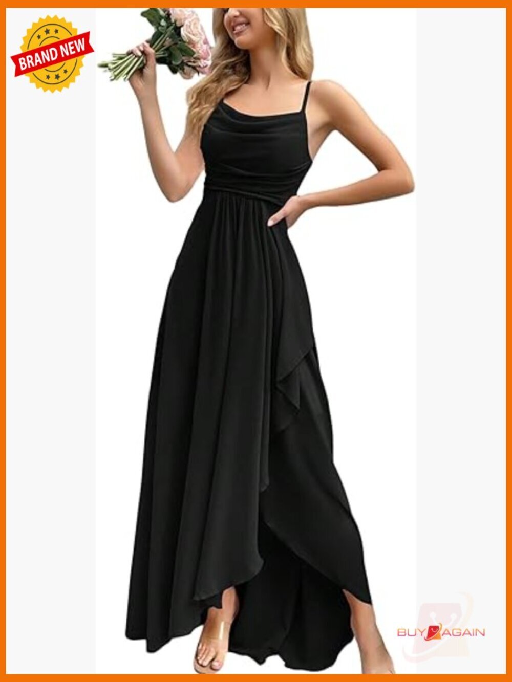 Elegant Long Prom Dress Summer Wedding Guest Bridesmaid Maxi